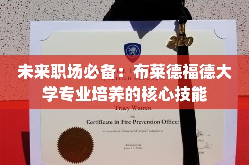 未来职场必备：布莱德福德大学专业培养的核心技能