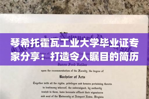 琴希托霍瓦工业大学毕业证专家分享：打造令人瞩目的简历