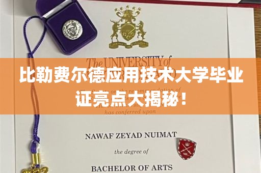 比勒费尔德应用技术大学毕业证亮点大揭秘！