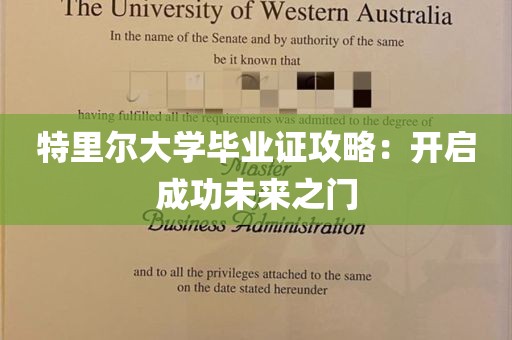 特里尔大学毕业证攻略：开启成功未来之门