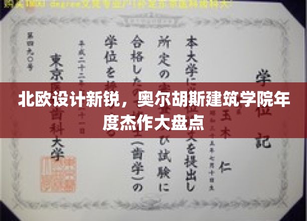 北欧设计新锐，奥尔胡斯建筑学院年度杰作大盘点