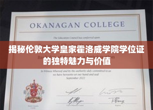 伦敦皇家霍洛威学院学位证，探寻精英教育的独到韵味与深远影响