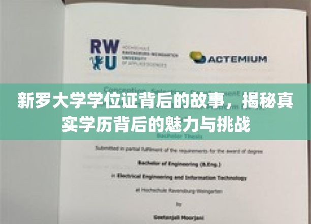 探寻新罗大学学位证，学历背后的传奇魅力与成长考验