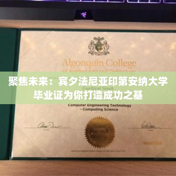 聚焦未来：宾夕法尼亚印第安纳大学毕业证为你打造成功之基