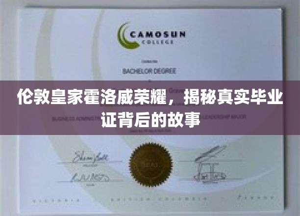 探寻伦敦皇家霍洛威学院的荣耀背后，毕业证背后的传奇故事