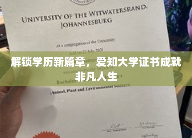 学历新航标，爱知大学证书引领卓越人生之路