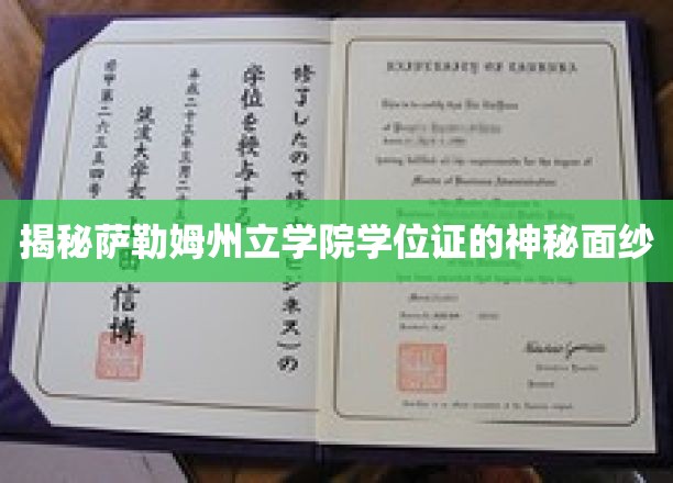 解码萨勒姆州立学院学位证书的神秘内涵