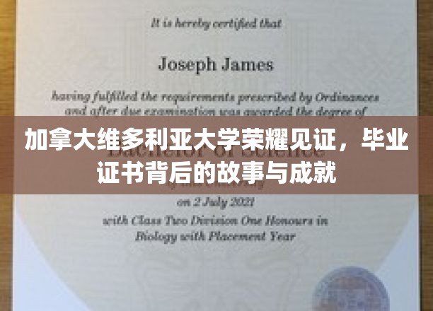 加拿大维多利亚大学荣耀见证，毕业证书背后的故事与成就