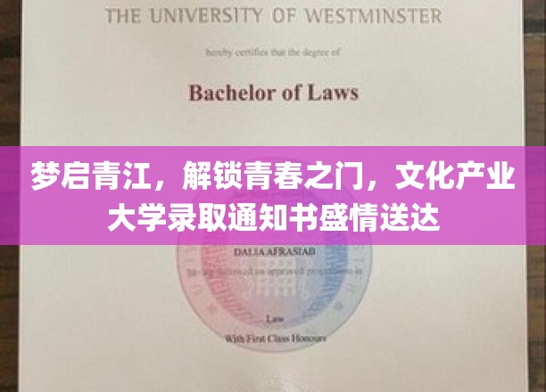梦启青江，解锁青春之门，文化产业大学录取通知书盛情送达