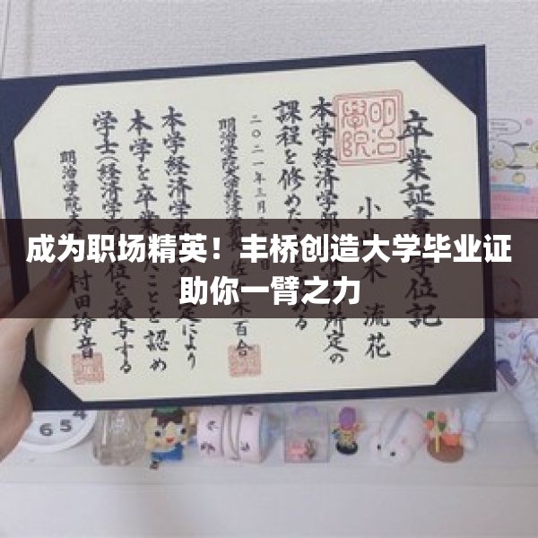 成为职场精英！丰桥创造大学毕业证助你一臂之力