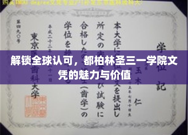 跨越国界，都柏林圣三一学院学位的全球认可与独特魅力
