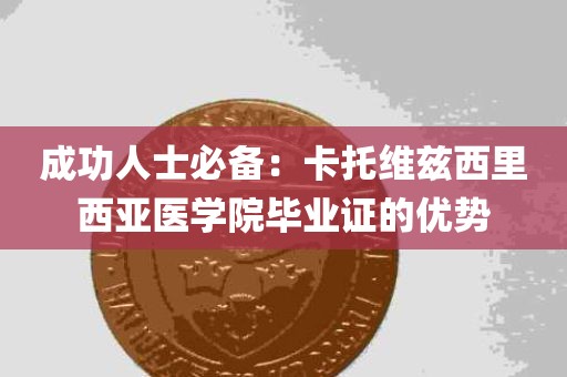 成功人士必备：卡托维兹西里西亚医学院毕业证的优势