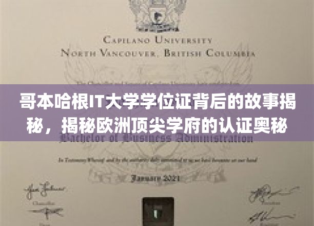 解码哥本哈根IT大学学位证，揭秘欧洲精英教育的认证传奇