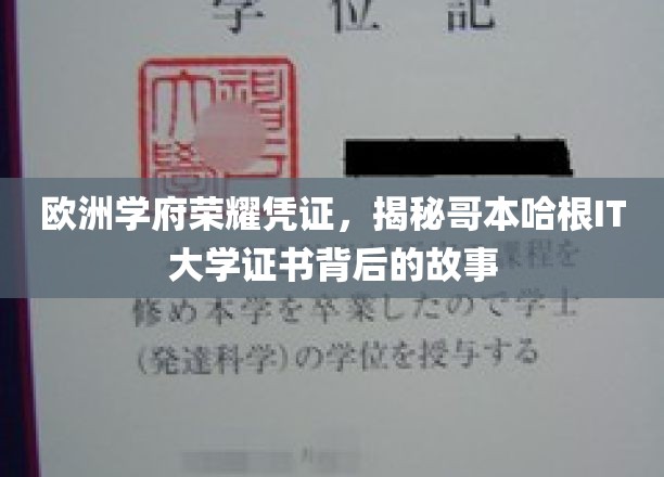欧洲学府荣耀凭证，探寻哥本哈根IT大学证书背后的传奇故事