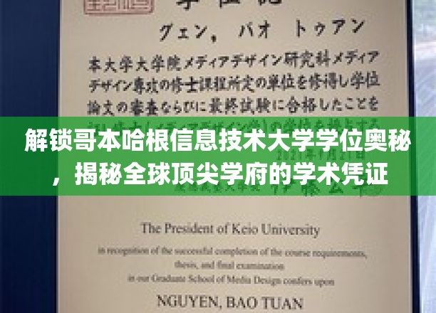 解锁哥本哈根信息技术大学学位奥秘，一探全球顶尖学府的学术凭证