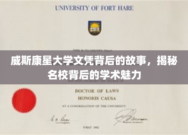 探寻威斯康星大学文凭背后的传奇，名校之光下的学术风采