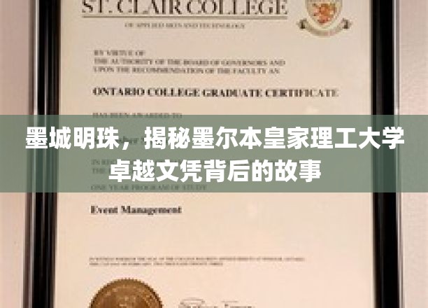 探寻墨城瑰宝，墨尔本皇家理工大学卓越文凭的传奇历程