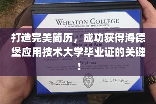 打造完美简历，成功获得海德堡应用技术大学毕业证的关键！