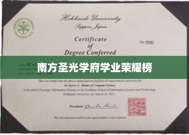 南方圣光学府学业荣耀榜