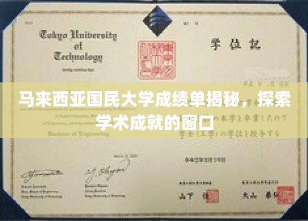 揭开马大成绩单面纱，一窥学术辉煌的窗口