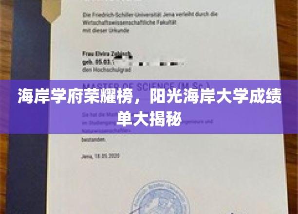 阳光海岸大学荣耀榜，揭秘学霸们的成绩单风采
