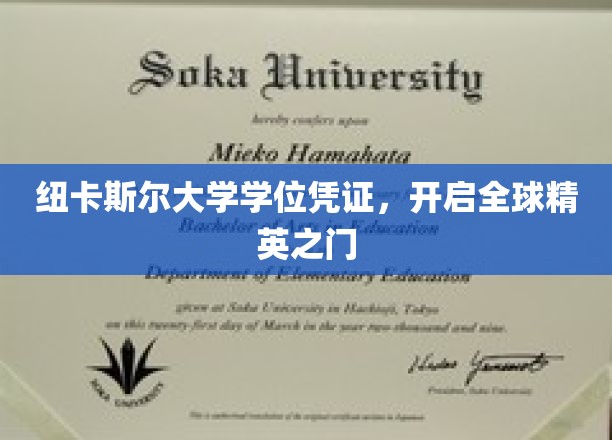 纽卡斯尔大学学位凭证，开启全球精英之门