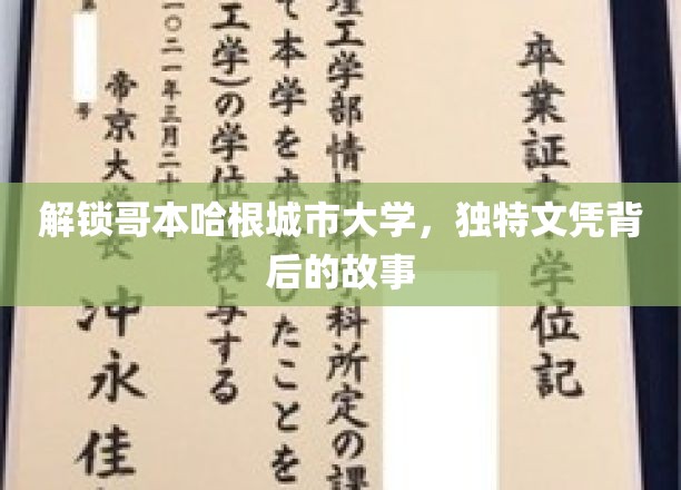 探寻哥本哈根城市大学神秘文凭的奥秘之旅