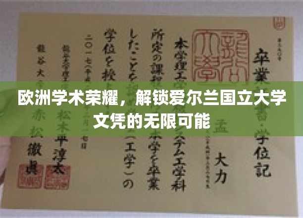 爱尔兰国立大学文凭，开启欧洲学术辉煌之门