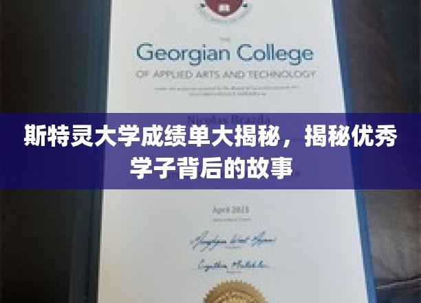 斯特灵大学成绩单大揭秘，揭秘优秀学子背后的故事