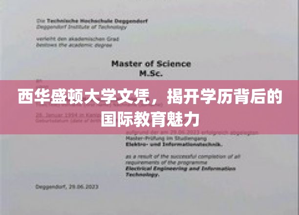 国际教育风采，西华盛顿大学文凭背后的全球视野探索
