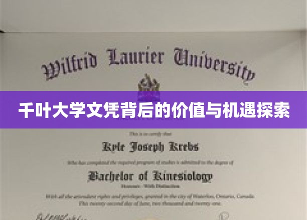 千叶大学文凭背后的价值与机遇探索