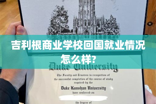 吉利根商业学校回国就业情况怎么样?