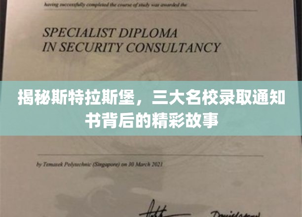 揭秘斯特拉斯堡，三大名校录取通知书背后的精彩故事