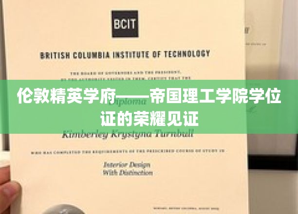 帝国荣耀，伦敦精英学府学位证的辉煌印记