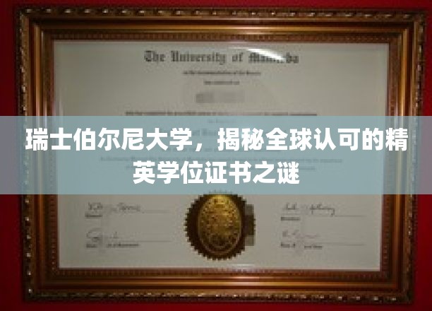 瑞士伯尔尼大学，揭秘全球认可的精英学位证书之谜