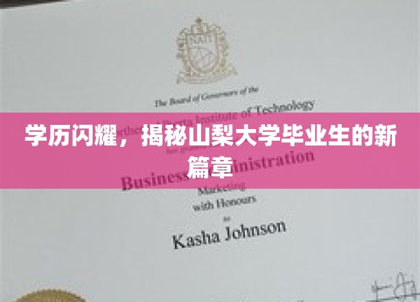 山梨大学骄子，毕业后的璀璨人生轨迹大揭秘