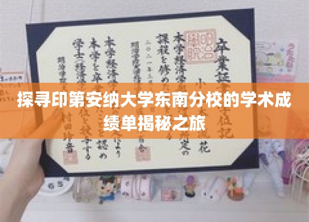 解码印第安纳大学东南分校，一场揭开成绩单神秘面纱的探险之旅