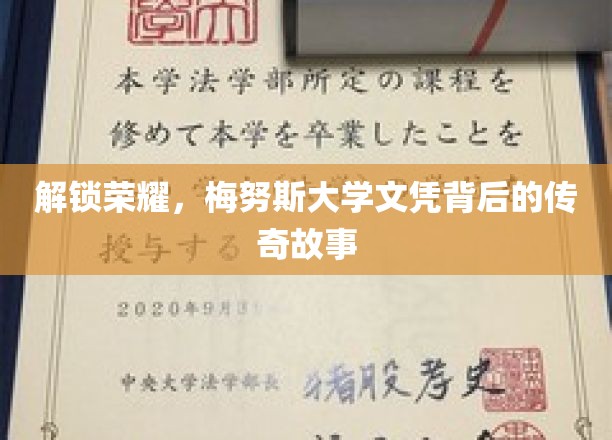 解锁荣耀：梅努斯大学文凭背后的传奇故事