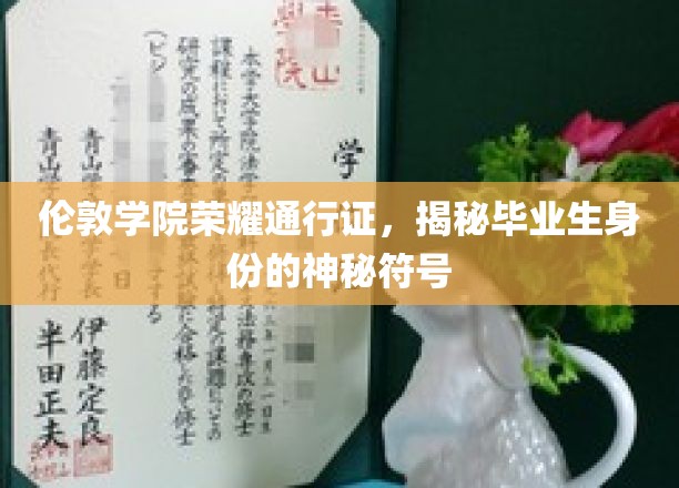 解锁伦敦学院传奇徽章，揭秘毕业生的神秘身份象征