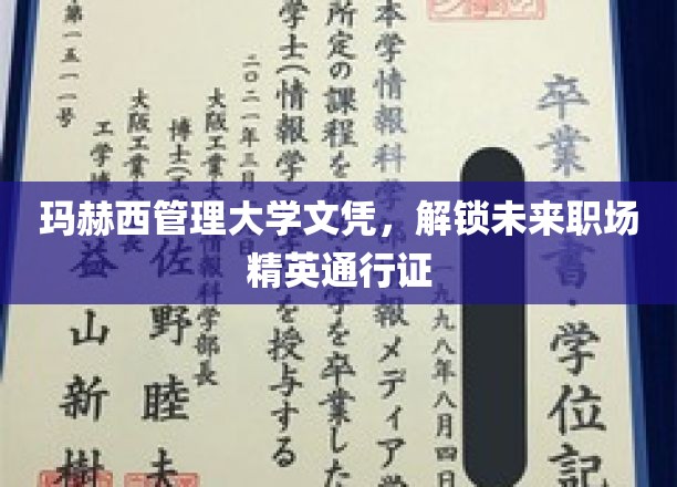 玛赫西学府荣耀，握紧职场精英护照，开启无限可能！