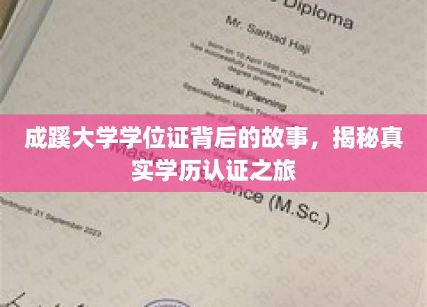 揭开成蹊大学学位证神秘面纱，一场学历认证的传奇之旅
