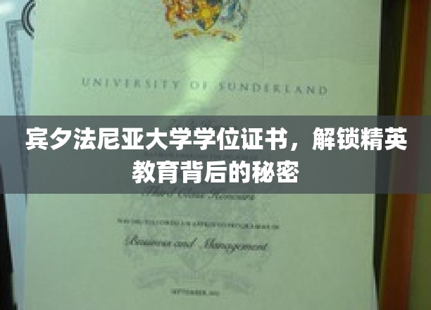 探寻宾大文凭背后的精英教育奥秘