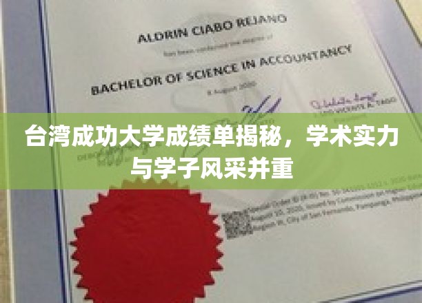 台大成绩单背后的学术魅力与青年风采