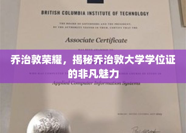 探寻乔治敦大学学位证的独特风采，荣耀背后的神秘魅力