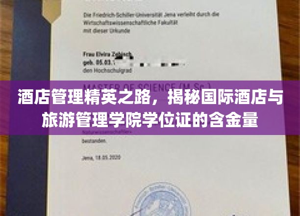 酒店行业精英养成记，国际酒店与旅游管理学院学位证的价值解析