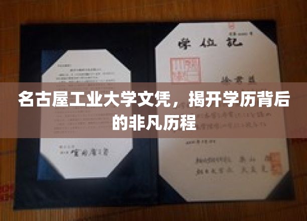 名古屋工业大学学历背后的传奇奋斗之路