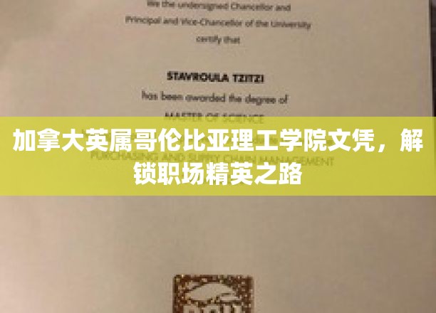 加拿大BC理工学院学位，助你开启职场精英之旅