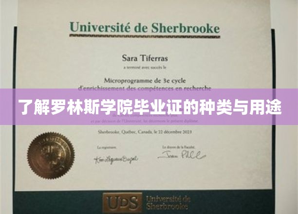 了解罗林斯学院毕业证的种类与用途