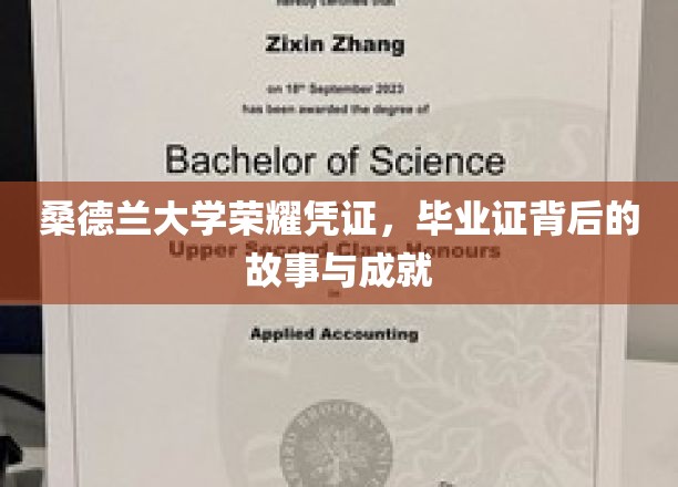 桑德兰大学荣耀凭证，毕业证背后的故事与成就