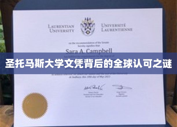 揭开圣托马斯大学文凭国际通行奥秘